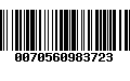 Código de Barras 0070560983723