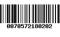 Código de Barras 0070572180202