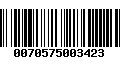 Código de Barras 0070575003423