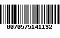 Código de Barras 0070575141132