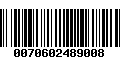 Código de Barras 0070602489008