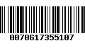 Código de Barras 0070617355107