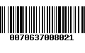 Código de Barras 0070637008021