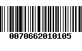 Código de Barras 0070662010105