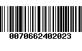 Código de Barras 0070662402023