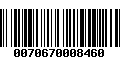 Código de Barras 0070670008460