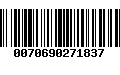 Código de Barras 0070690271837