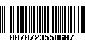 Código de Barras 0070723558607