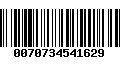 Código de Barras 0070734541629