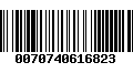 Código de Barras 0070740616823