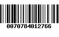 Código de Barras 0070784012766