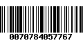 Código de Barras 0070784057767