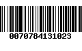 Código de Barras 0070784131023