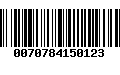 Código de Barras 0070784150123