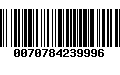 Código de Barras 0070784239996