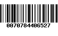Código de Barras 0070784406527
