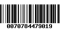 Código de Barras 0070784479019