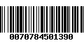 Código de Barras 0070784501390