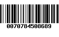 Código de Barras 0070784508689