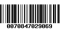 Código de Barras 0070847029069