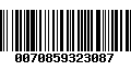 Código de Barras 0070859323087