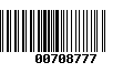 Código de Barras 00708777