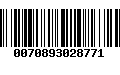 Código de Barras 0070893028771