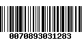 Código de Barras 0070893031283