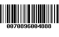 Código de Barras 0070896004888