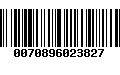 Código de Barras 0070896023827