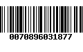 Código de Barras 0070896031877