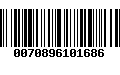 Código de Barras 0070896101686