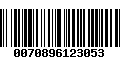 Código de Barras 0070896123053