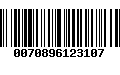 Código de Barras 0070896123107