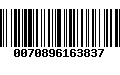 Código de Barras 0070896163837