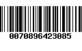 Código de Barras 0070896423085