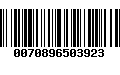 Código de Barras 0070896503923
