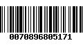 Código de Barras 0070896805171