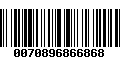 Código de Barras 0070896866868