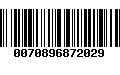 Código de Barras 0070896872029