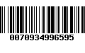 Código de Barras 0070934996595