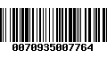 Código de Barras 0070935007764