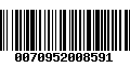 Código de Barras 0070952008591