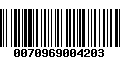 Código de Barras 0070969004203