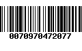 Código de Barras 0070970472077