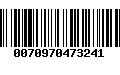 Código de Barras 0070970473241