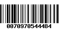 Código de Barras 0070970544484