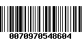 Código de Barras 0070970548604