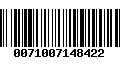 Código de Barras 0071007148422