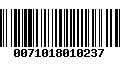 Código de Barras 0071018010237